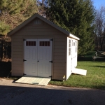 10x16 Gable shed with 2 sets of doors